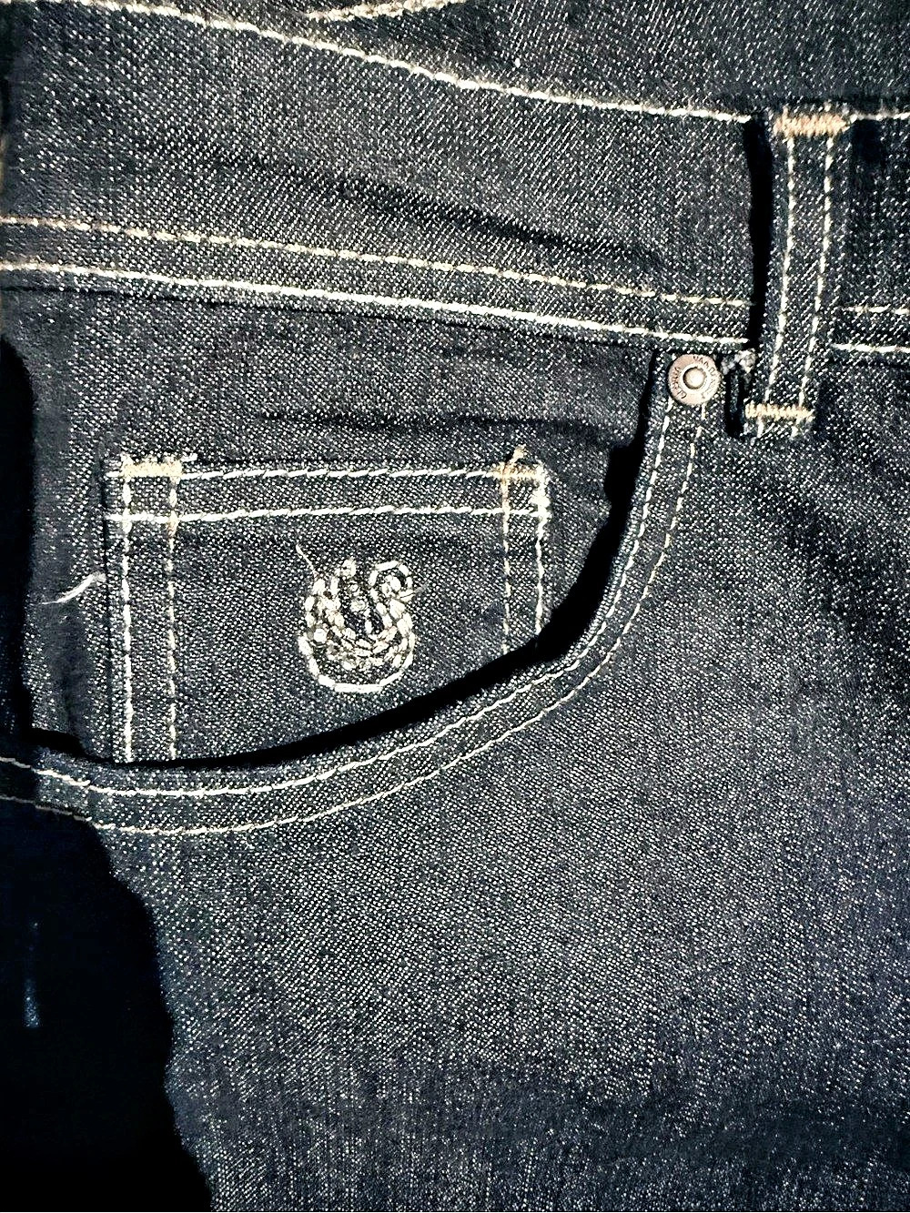 Silver Jeans Co. Straight Leg Jeans Blue Waist 12 Like New - Picture 2 of 5